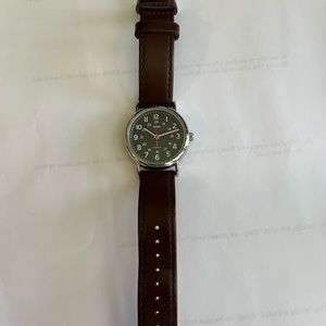 Timex Weekender with Top Grain Leather Strap
